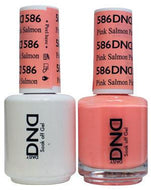 DND - Daisy Nail Design DND - Gel & Lacquer - Pink Salmon - #586 - Sleek Nail