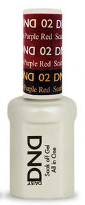 DND - Mood Change Gel - Scarlet to Purple Red 0.5 oz - #D02