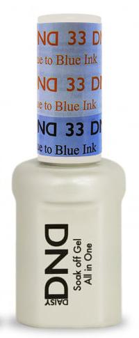 DND - Daisy Nail Design DND - Mood Change Gel - Baby Blue to Blue Ink 0.5 oz - #D33 - Sleek Nail