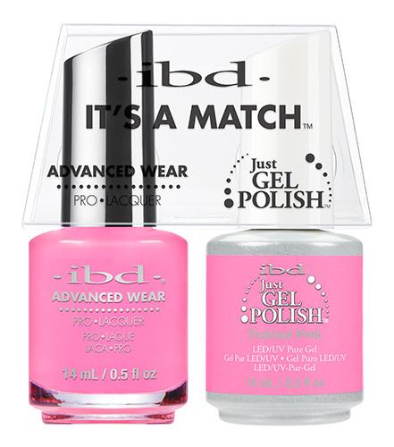 IBD It's A Match Duo - Tickled Pink - #65488, Gel & Lacquer Polish - IBD, Sleek Nail