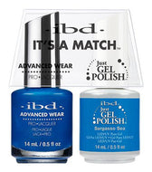 IBD It's A Match Duo - Sargasso Sea - #65545, Gel & Lacquer Polish - IBD, Sleek Nail