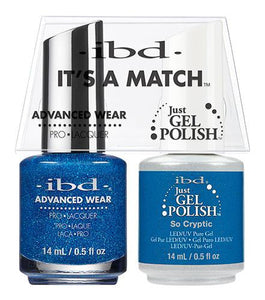 IBD It's A Match Duo - So Cryptic - #65546, Gel & Lacquer Polish - IBD, Sleek Nail