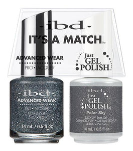 IBD It's A Match Duo - Polar Sky - #65564, Gel & Lacquer Polish - IBD, Sleek Nail