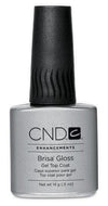 CND - Brisa Gloss - Clear Top Coat 0.5 oz, Acrylic Gel System - CND, Sleek Nail