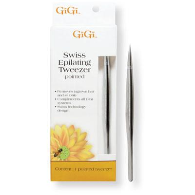 GiGi Pointed Tweezers, Wax - GiGi, Sleek Nail