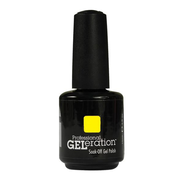 Jessica GELeration - Yellow Flame - #092, Gel Polish - Jessica Cosmetics, Sleek Nail