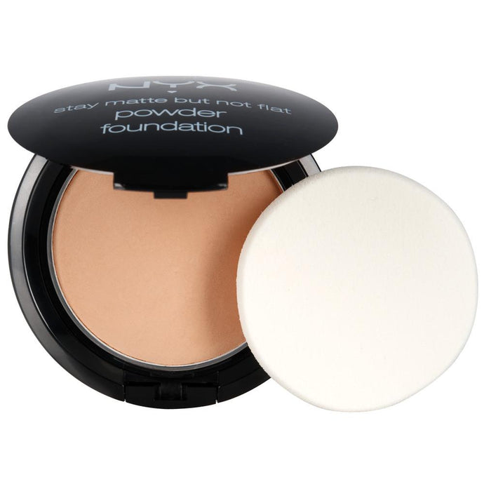 NYX - Stay Matte But Not Flat Powder Foundation - Golden Beige - SMP08, Face - NYX Cosmetics, Sleek Nail
