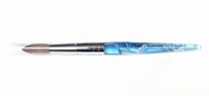 Kolinsky - #18 Petal Blue Marble Brush, Nail Tools - Kolinsky, Sleek Nail