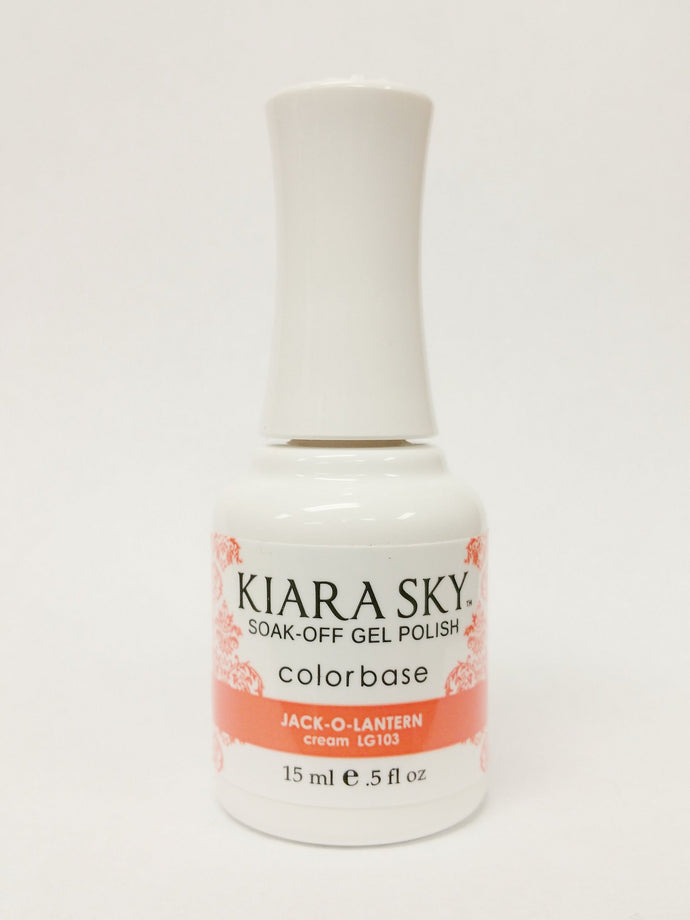 Kiara Sky - Jack-O-Lantern 0.5 oz - #LG103, Gel Polish - Kiara Sky, Sleek Nail