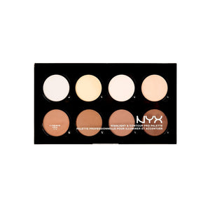 NYX - Highlight & Contour Pro Palette - HCPP01, face - NYX Cosmetics, Sleek Nail