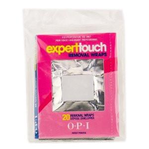 OPI Expert Touch Removal Wraps - 20 Count, Clean & Prep - OPI, Sleek Nail
