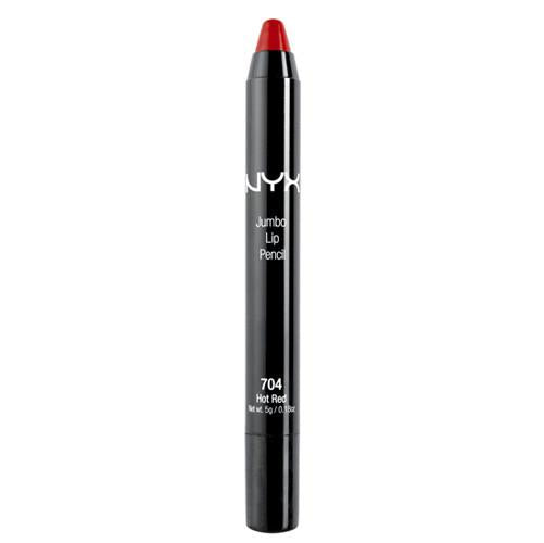 NYX - Jumbo Lip Pencil - Hot Red - JLP704, Lips - NYX Cosmetics, Sleek Nail