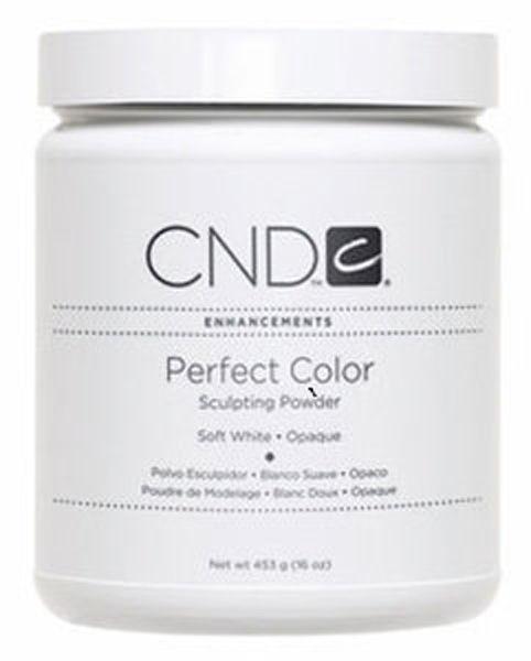 CND CND - Perfect Color Powder - Soft White - Opaque 16 oz - Sleek Nail
