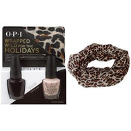 OPI Wrapped Wild for the Holidays DUO #3 (FREE Cheetah-Print inifinity scarf!), Kit - OPI, Sleek Nail
