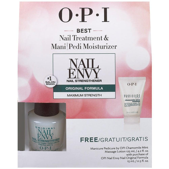 OPI Best Nail Treatment & Mani-Pedi Moisturizer - Nail Envy Original Formula, Kit - OPI, Sleek Nail
