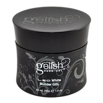Harmony Gelish - LED Hard White Builder Nail Gel 1.6 oz, Acrylic Gel System - Nail Harmony, Sleek Nail