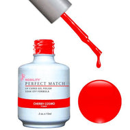 LeChat Perfect Match Gel / Lacquer Combo - Cherry Cosmo 0.5 oz - #PMS01, Gel Polish - LeChat, Sleek Nail
