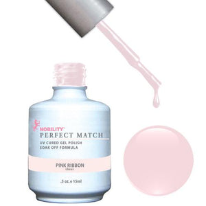 LeChat Perfect Match Gel / Lacquer Combo - Pink Ribbon 0.5 oz - #PMS08, Gel Polish - LeChat, Sleek Nail