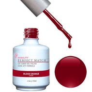 LeChat Perfect Match Gel / Lacquer Combo - Blood Orange 0.5 oz - #PMS10, Gel Polish - LeChat, Sleek Nail