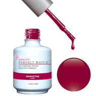 LeChat Perfect Match Gel / Lacquer Combo - Manhattan 0.5 oz - #PMS28, Gel Polish - LeChat, Sleek Nail
