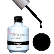 LeChat Perfect Match Gel / Lacquer Combo - Black Velvet 0.5 oz - #PMS30, Gel Polish - LeChat, Sleek Nail