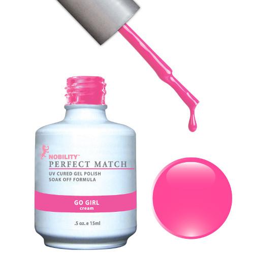 LeChat Perfect Match Gel / Lacquer Combo - Go Girl 0.5 oz - #PMS37, Gel Polish - LeChat, Sleek Nail