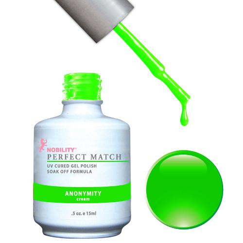 LeChat Perfect Match Gel / Lacquer Combo - Anonymity 0.5 oz - #PMS40, Gel Polish - LeChat, Sleek Nail