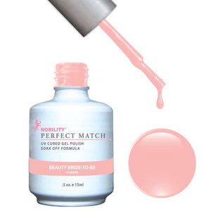 LeChat Perfect Match Gel / Lacquer Combo - Beauty Bride-To-Be 0.5 oz - #PMS50, Gel Polish - LeChat, Sleek Nail