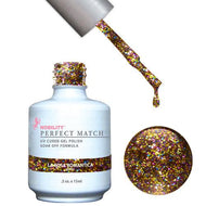 LeChat Perfect Match Gel / Lacquer Combo - La Rosa Romantica 0.5 oz - #PMS55, Gel Polish - LeChat, Sleek Nail