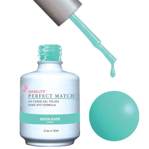 LeChat Perfect Match Gel / Lacquer Combo - Moon River 0.5 oz - #PMS71, Gel Polish - LeChat, Sleek Nail
