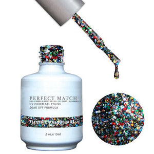 LeChat Perfect Match Gel / Lacquer Combo - Electric Masquerade 0.5 oz - #PMS86, Gel Polish - LeChat, Sleek Nail