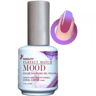 Lechat Perfect Match Mood Gel - Coral Caress 0.5 oz - #MPMG11, Gel Polish - LeChat, Sleek Nail