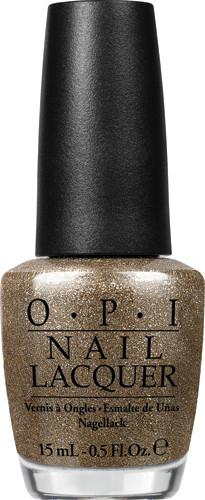 OPI Nail Lacquer - All Sparkly and Gold 0.5 oz - #HLE13, Nail Lacquer - OPI, Sleek Nail