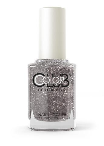Color Club Nail Lacquer - Silver Glitter 0.5 oz, Nail Lacquer - Color Club, Sleek Nail