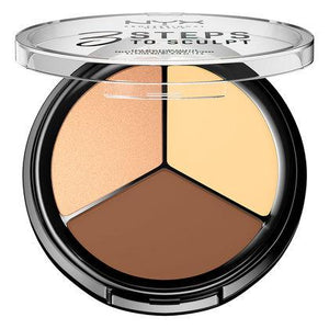 NYX Cosmetics NYX 3 Steps Face Sculpting Palette - Light - #3STS02 - Sleek Nail