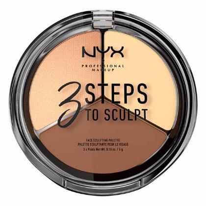 NYX - 3 Steps Face Sculpting Palette - Light - 3STS02