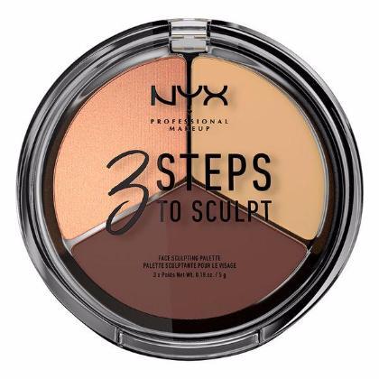 NYX - 3 Steps Face Sculpting Palette - Medium - 3STS03