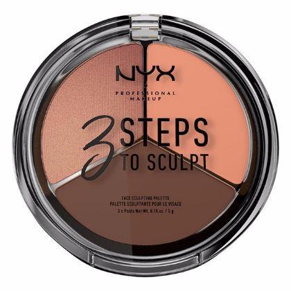 NYX - 3 Steps Face Sculpting Palette - Deep - 3STS04