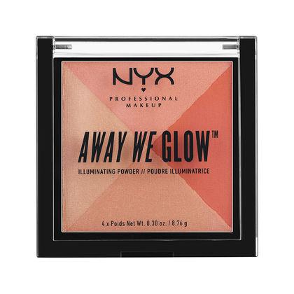 NYX Cosmetics NYX Away We Glow Illuminating Powder - Summer Reflection - #AWGIP01 - Sleek Nail