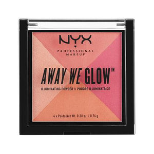 NYX Cosmetics NYX Away We Glow Illuminating Powder - Crushed Rose - #AWGIP04 - Sleek Nail