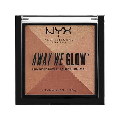 NYX Cosmetics NYX Away We Glow Illuminating Powder - Brick Road - #AWGIP06 - Sleek Nail