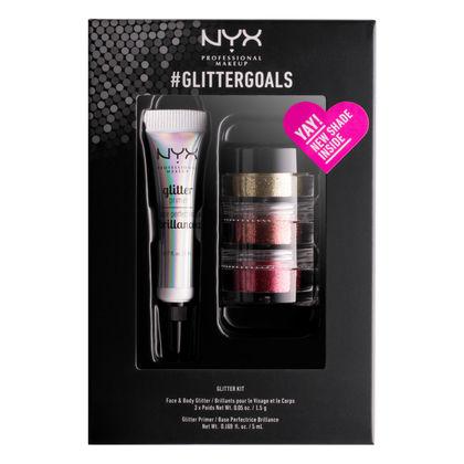 NYX Cosmetics NYX #GLITTERGOALS - Kit 2 - #GLISET02 - Sleek Nail
