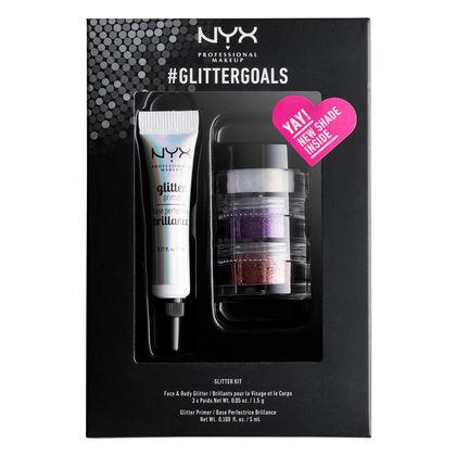 NYX Cosmetics NYX #GLITTERGOALS - Kit 3 - #GLISET03 - Sleek Nail