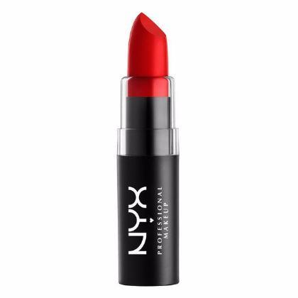 NYX Cosmetics NYX Matte Lipstick - Perfect Red - #MLS10 - Sleek Nail