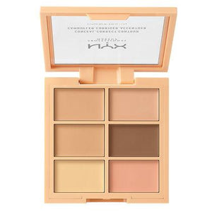 NYX Cosmetics NYX Conceal, Correct, Contour Palette - Light - #3CP01 - Sleek Nail