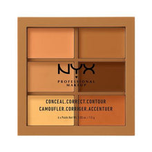 NYX Cosmetics NYX Conceal, Correct, Contour Palette - Deep - #3CP03 - Sleek Nail