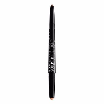 NYX Sculpt & Highlight Brow Contour - Soft Brown / Rose - #SHBC03