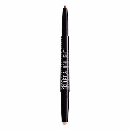 NYX Sculpt & Highlight Brow Contour - Soft Pink / Auburn - #SHBC04
