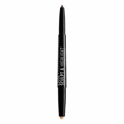 NYX Sculpt & Highlight Brow Contour - Brunette / Cream - #SHBC05