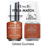 IBD It's A Match Duo - Gilded Duchess - #65675, Gel & Lacquer Polish - IBD, Sleek Nail